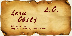 Leon Okilj vizit kartica